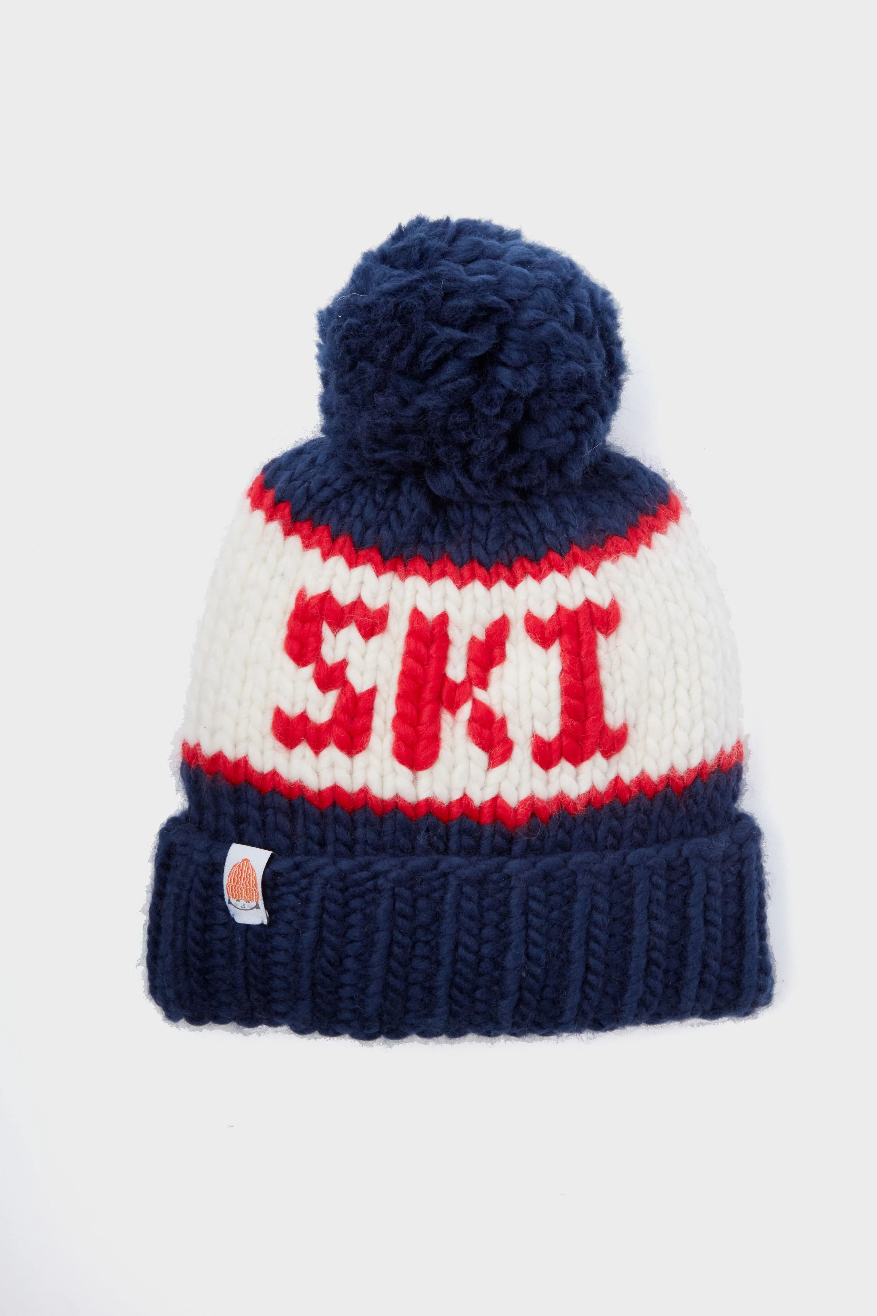 Exclusive Navy and Hot Red Ski Beanie | Tuckernuck (US)