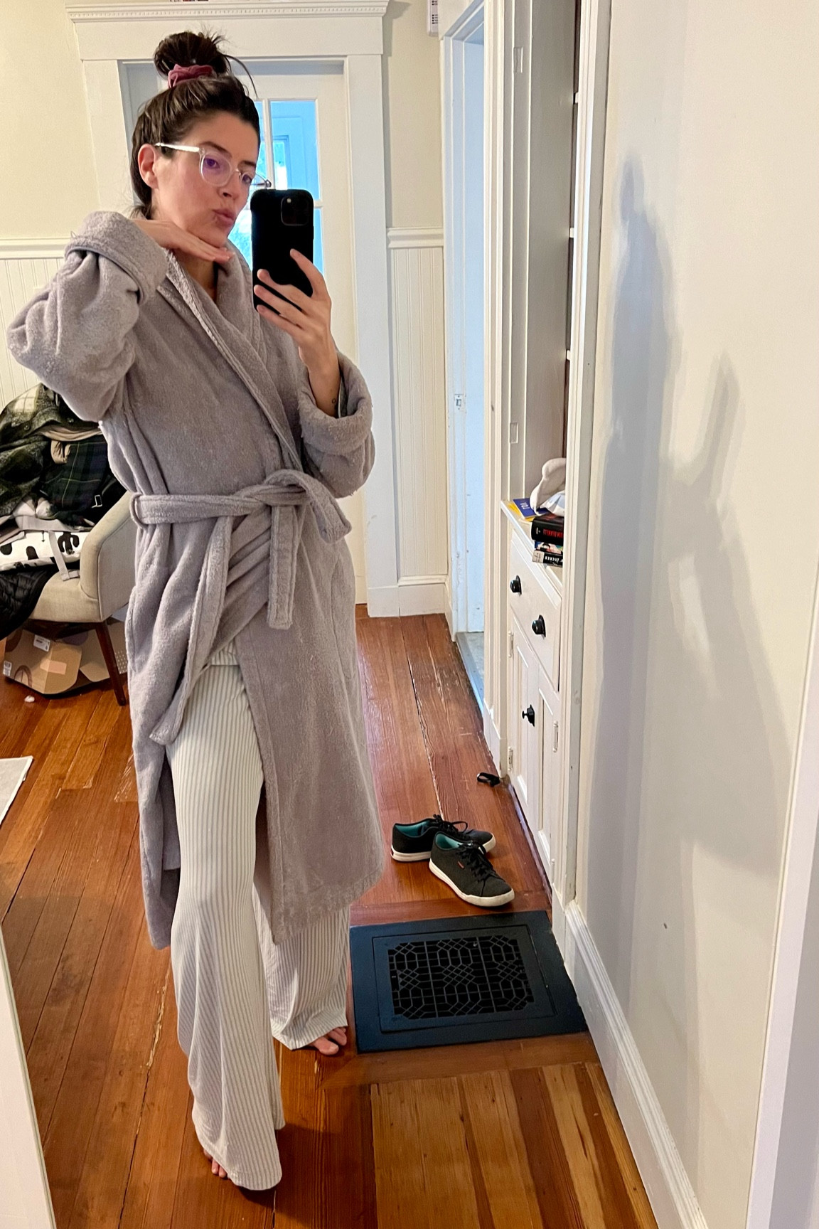 Love this robe for postpartum! Wearing a glorified spa towel is very convenient when constantly encountering spit up lol. And pockets are 💯. Wearing a medium.

#LTKbump #LTKbaby