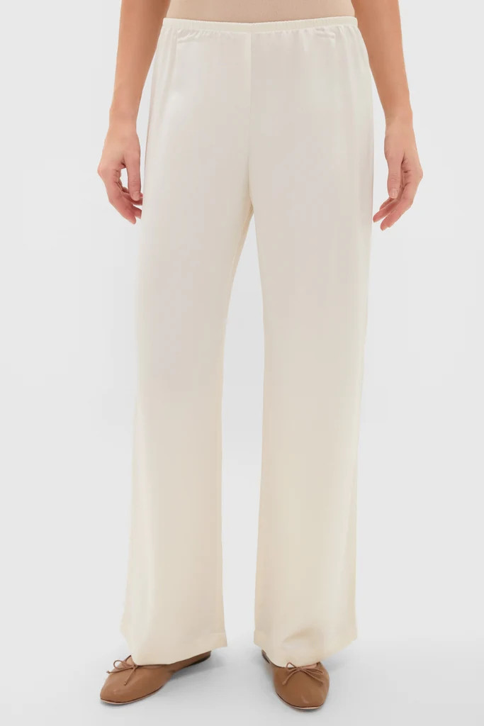 Creme Barb Wide Leg Pants | Tuckernuck (US)