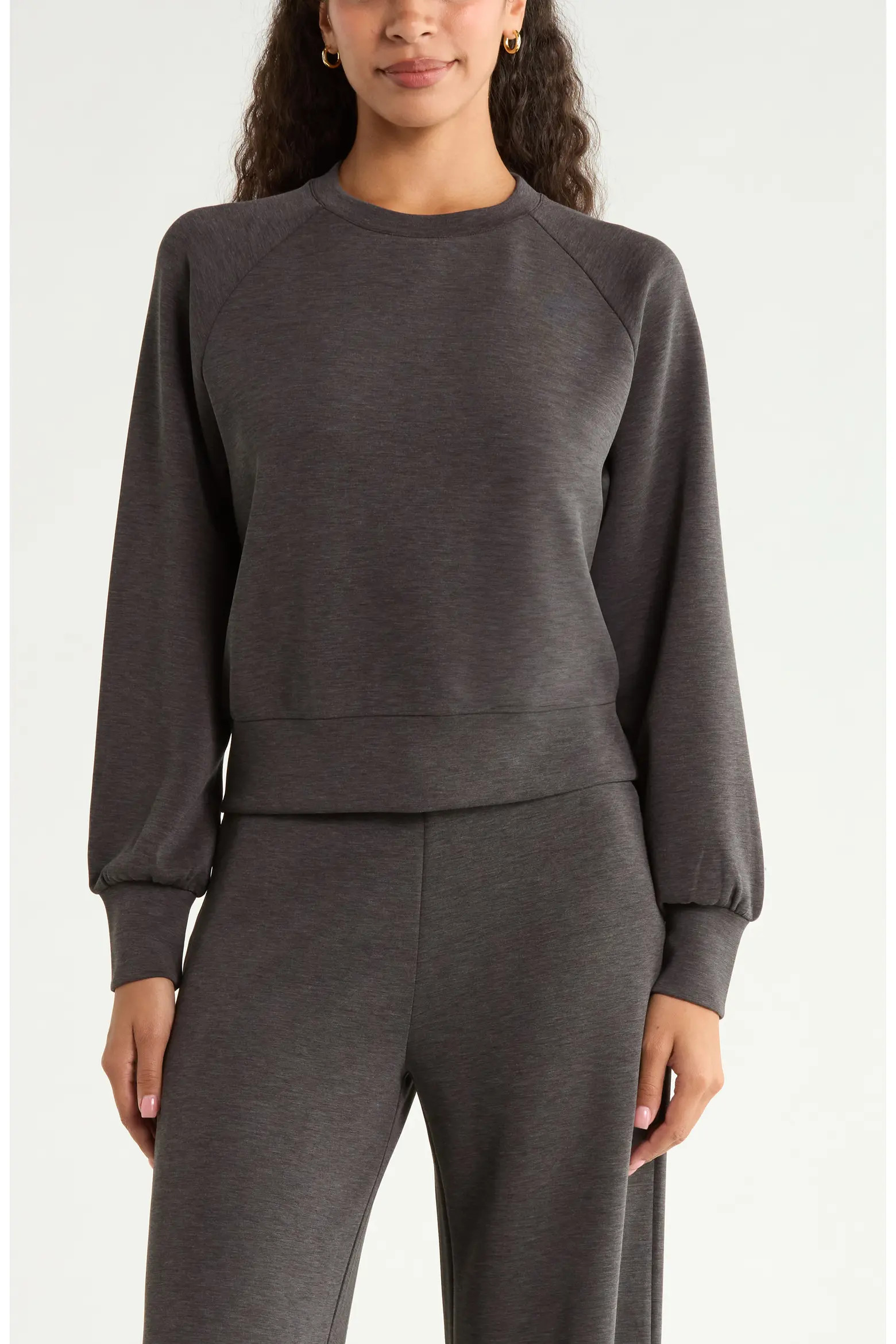 Zella Soft Luxe Crewneck Top (Women) | Nordstrom | Nordstrom