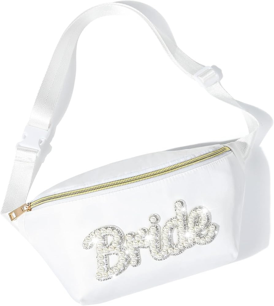 Bride Fanny Pack Bridal Shower Gifts Bachelorette Gifts for Bride Party Accessories Wedding Gift ... | Amazon (US)