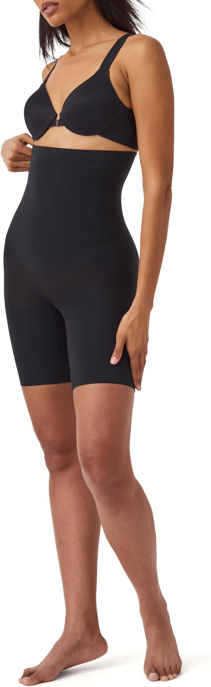 SPANXsculpt Seamless Power High-Waisted Mid-Thigh Short - OG of Women's Shapewear - Lightweight &... | Amazon (US)