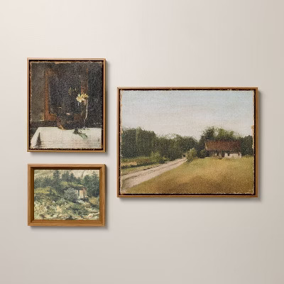 3pc 10x8" and 10x12" and 18x14" Mixed Gallery Wall Art Set - Hearth & Hand™ with Magnolia | Target