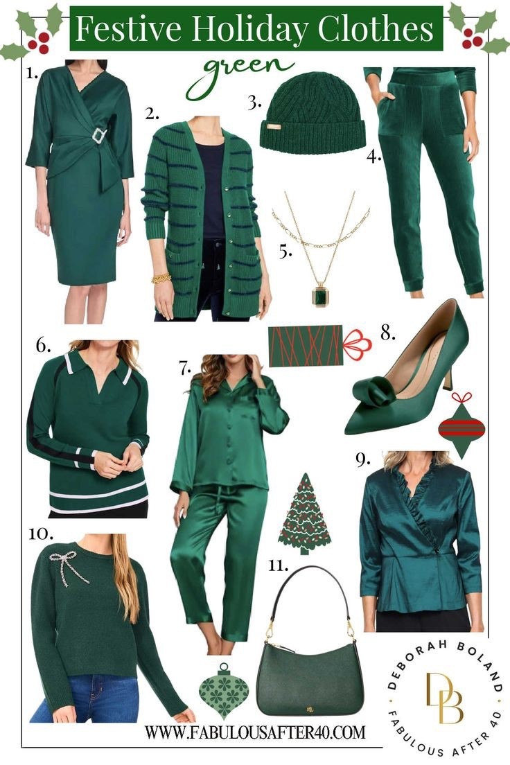 💚 Feeling merry in green 💚
There’s something so joyful about slipping into a festive green outfit — it instantly feels seasonal, cheerful, and a little bit magical. Whether it’s a cozy sweater, a chic dress, or just a pop of green in your look, this color is my go-to for celebrating the holidays in style.

Here’s to twinkling lights, cozy vibes, and all the holiday cheer! ✨🎄

#LTKOver40 #LTKSeasonal #LTKHoliday