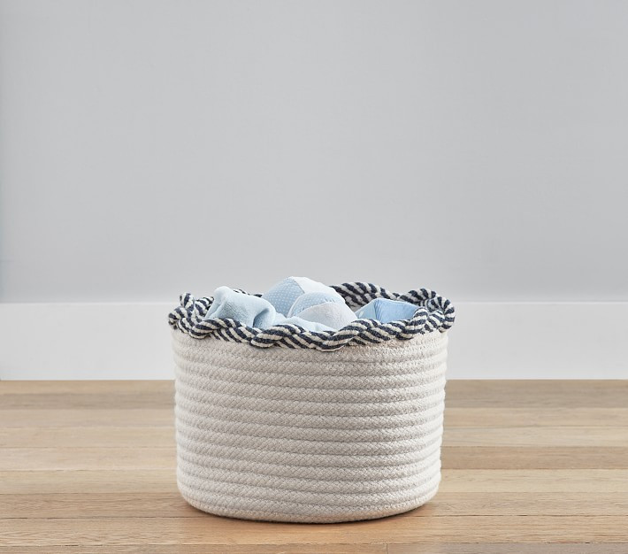 Twist Lock Wool Blend Basket | Pottery Barn Kids