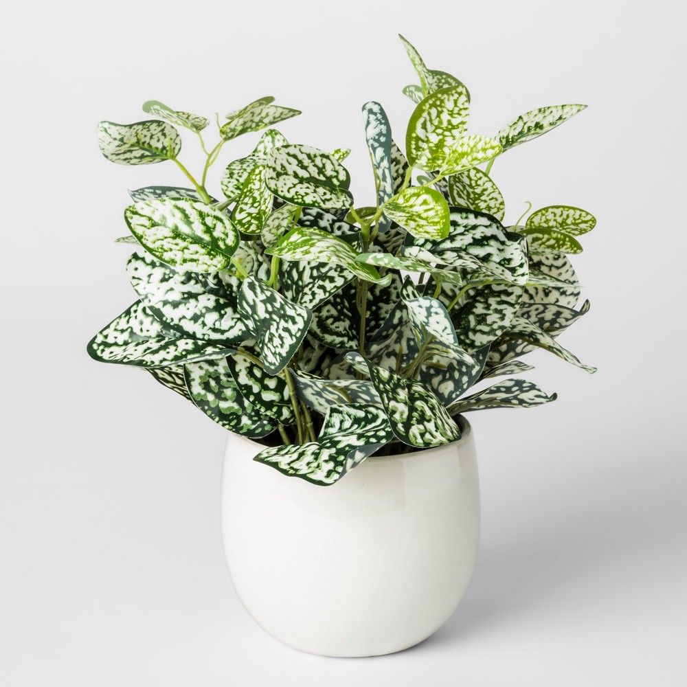 Faux Plant in White Pot - Threshold | Target