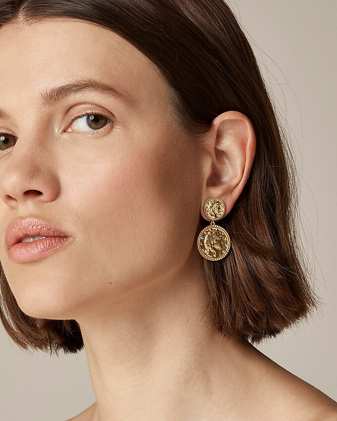 Coin drop earrings | J. Crew US