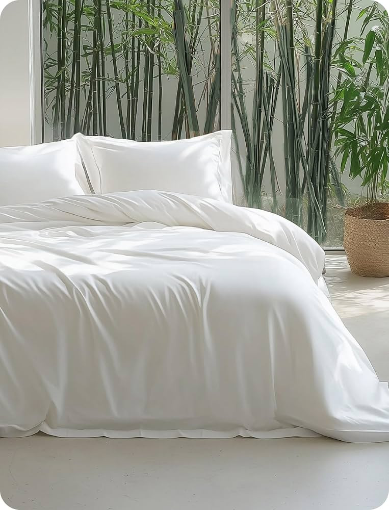Bedsure PureWoven Cooling Duvet Cover, Ideal for Hot Sleepers, Queen Size | Amazon (US)