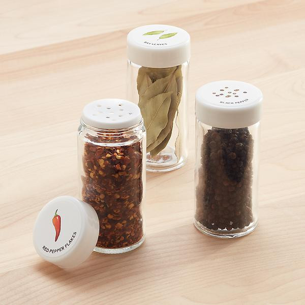 Illustrated Spice Labels Pkg/75 | The Container Store