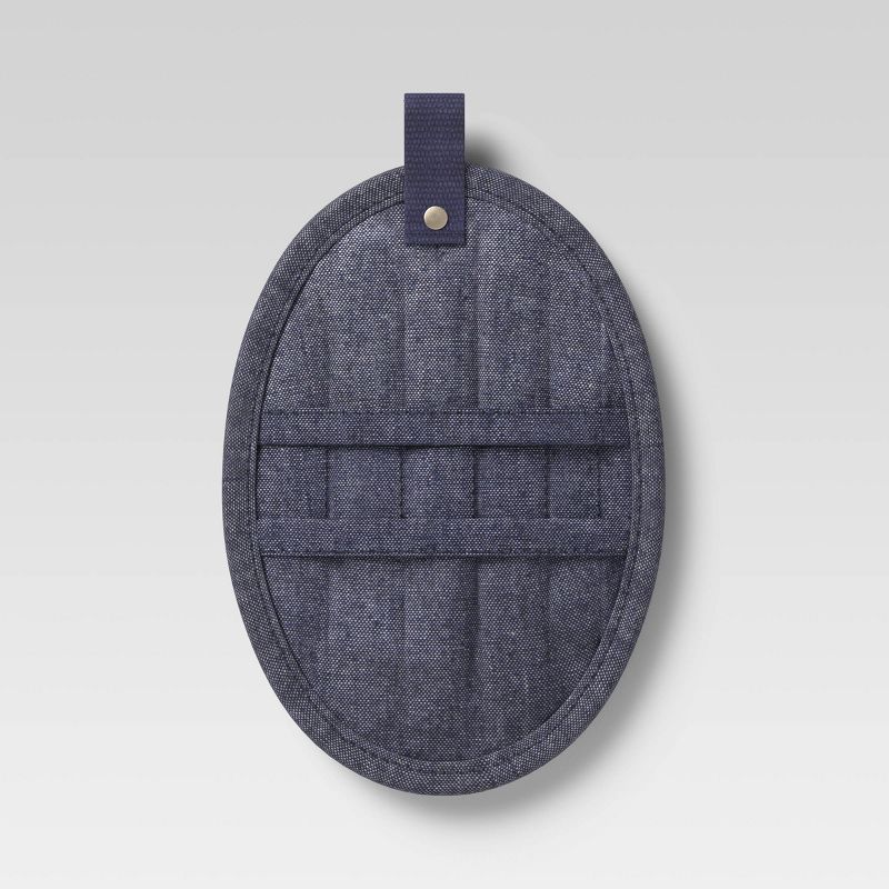 Cotton Chambray Pot Holder Blue - Project 62&#8482; | Target