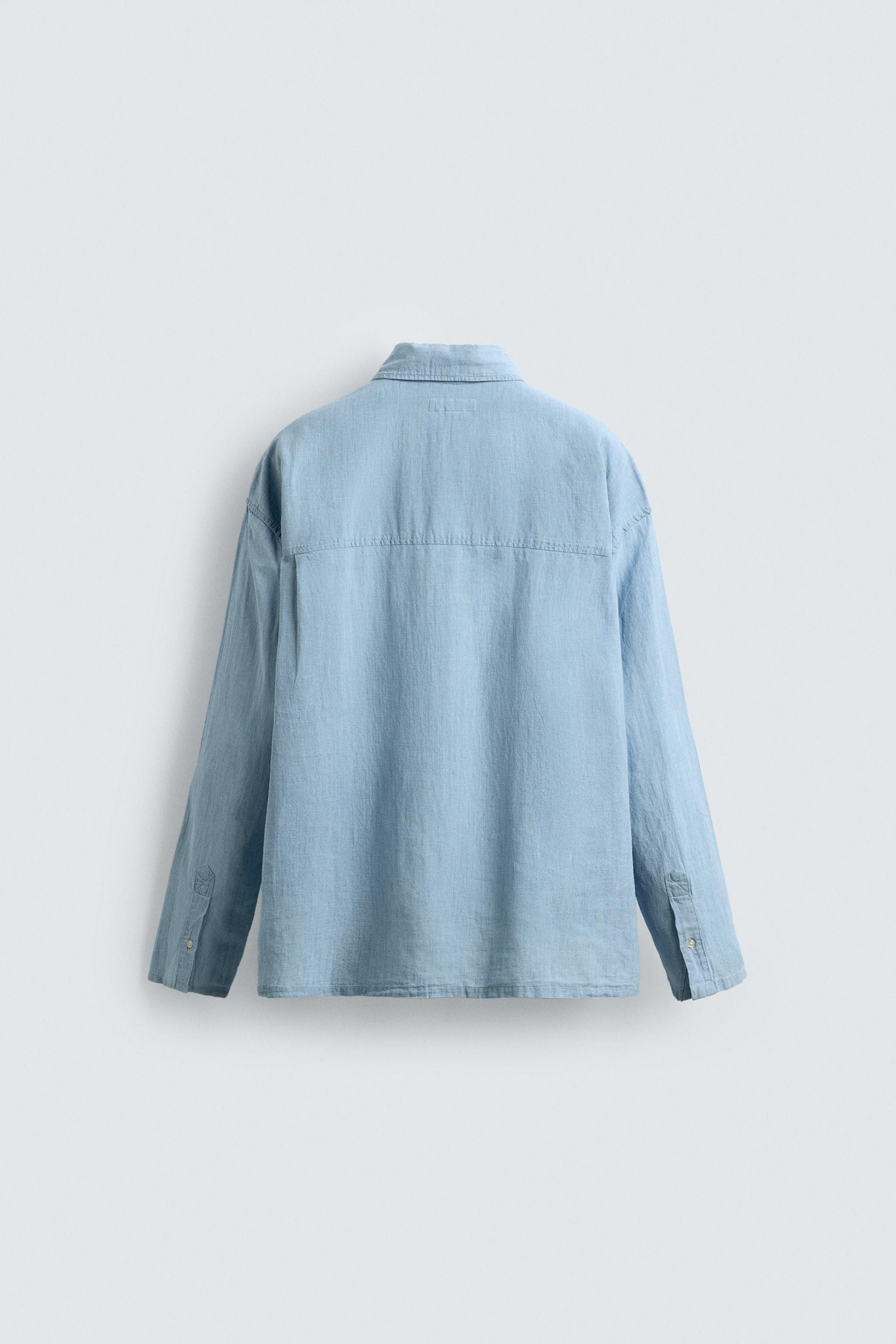 LIGHTWEIGHT DENIM SHIRT | Zara US