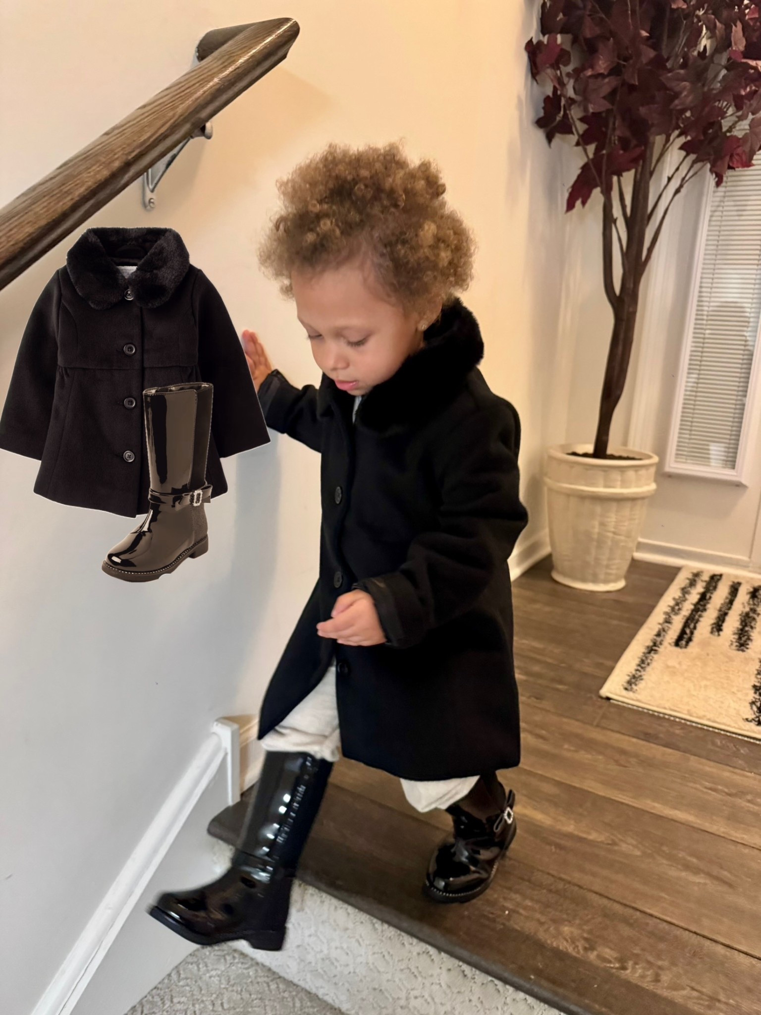 If you’re gift shopping for a toddler girl, this is the cutest peacoat and boots I found! Kaiya did not want to take them off 😍 

Both items are on sale🚨
I did size up in the coat so it lasts longer 

#LTKGiftGuide #LTKSaleAlert #LTKKids