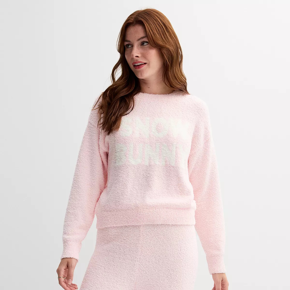 Juniors' Pink Republic Teddy Graphic Sweatshirt | Kohl's