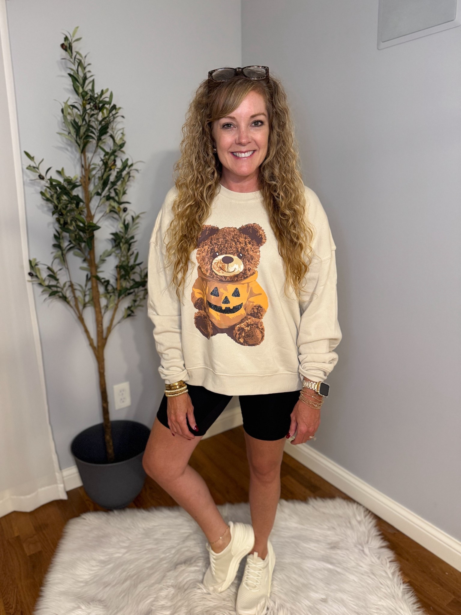 Target 🎯 sweatshirt/ Halloween sweatshirt / pumpkin sweatshirt / fall fashion

Sweatshirt- size large 
Shorts- size small
Sneakers- size 8, recommend sizing down 1/2 size 

#LTKFindsUnder50 #LTKStyleTip #LTKSeasonal