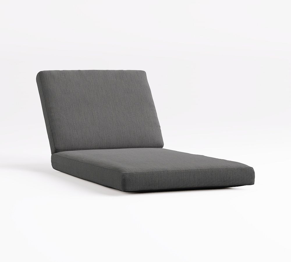 Huntington Wicker Outdoor Chaise Lounge with High Performance Cushion Covers | Pottery Barn (US)
