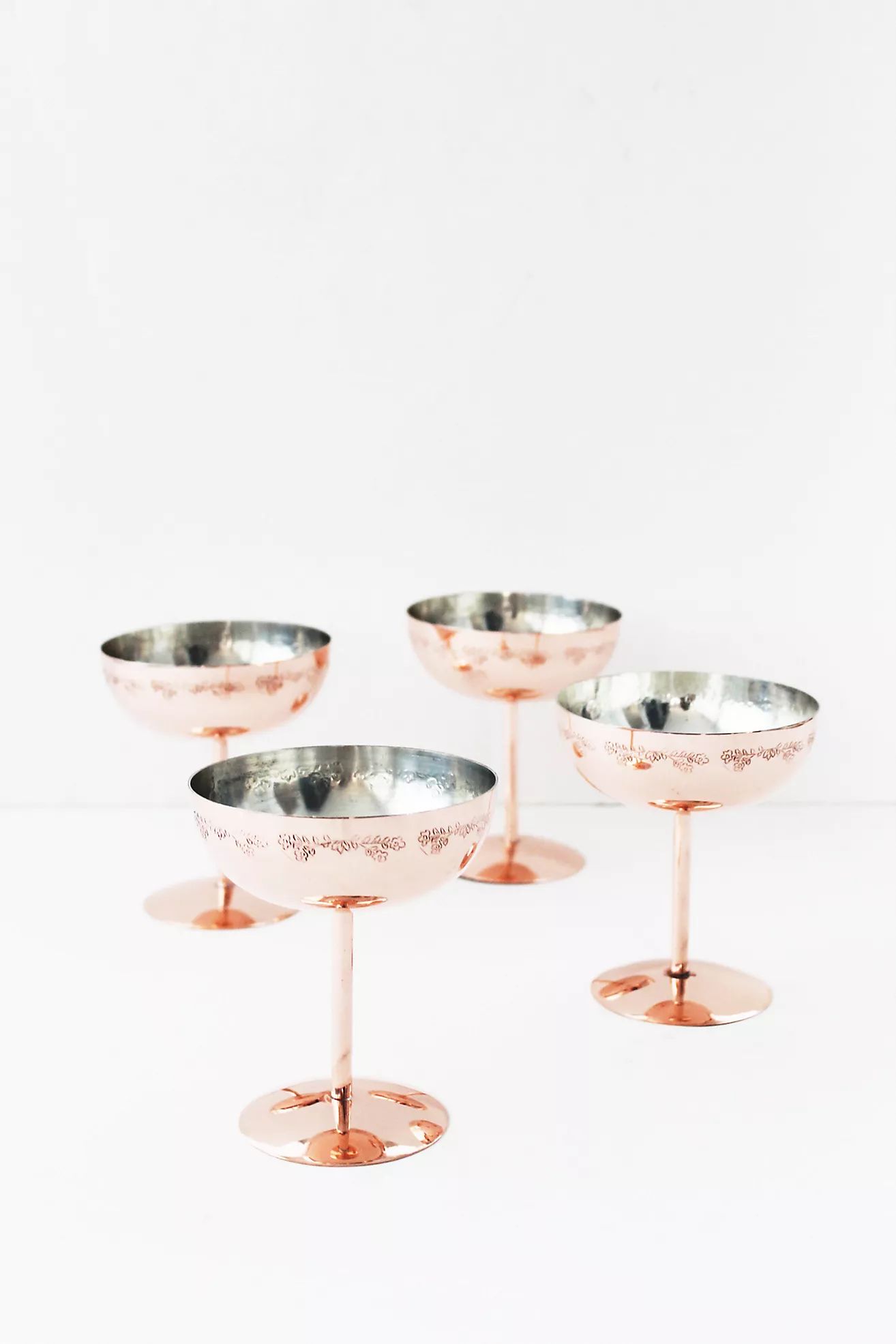 Coppermill Kitchen Vintage Inspired Coupe Glasses | Anthropologie (US)