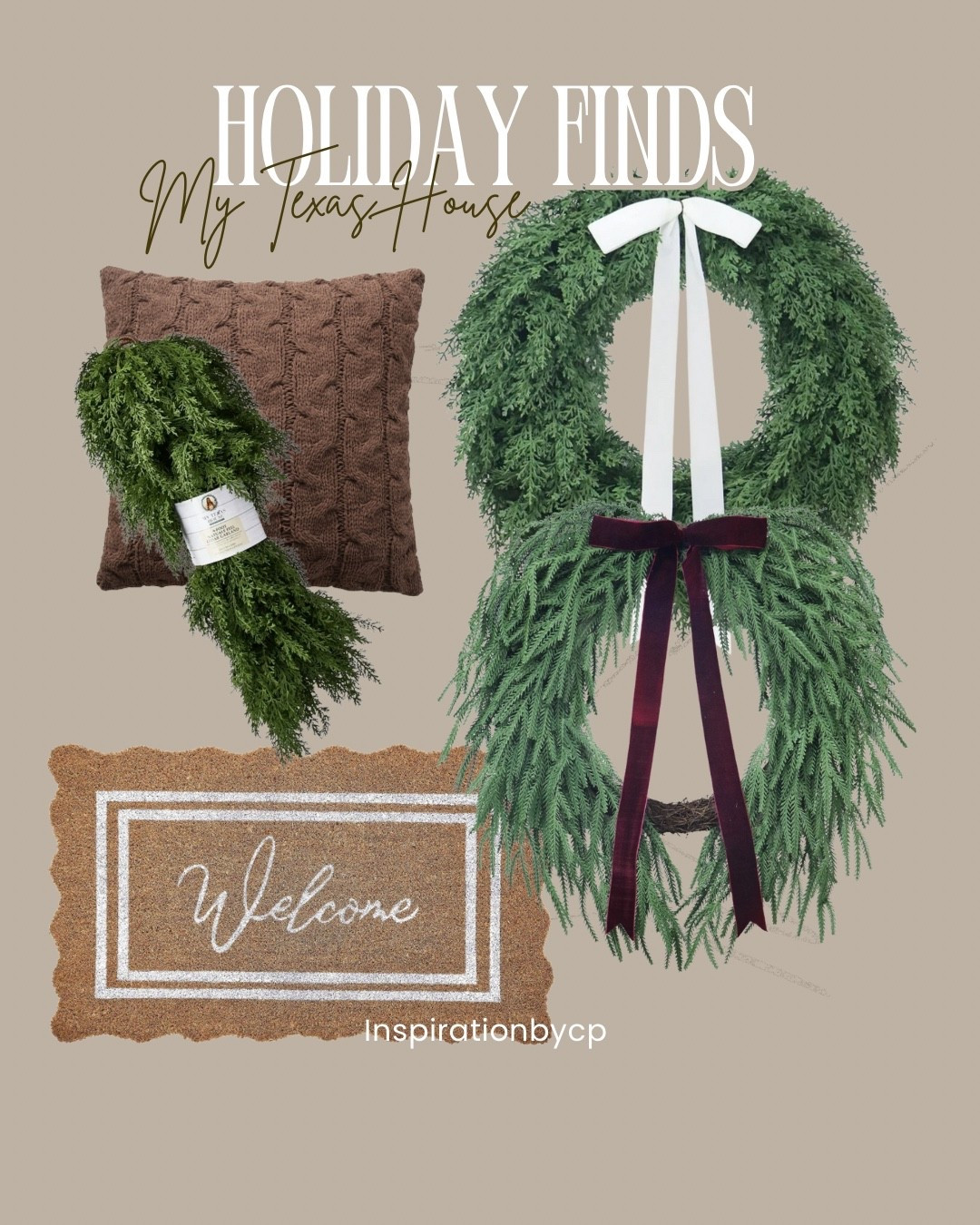 MY TEXAS HOUSE HOLIDAY ITEMS
#walmartfind #holidaydecor #christmas2025 #garland #christmasgarland #throwpillows #pinegarland #holiday

#LTKHome #LTKSeasonal #LTKU