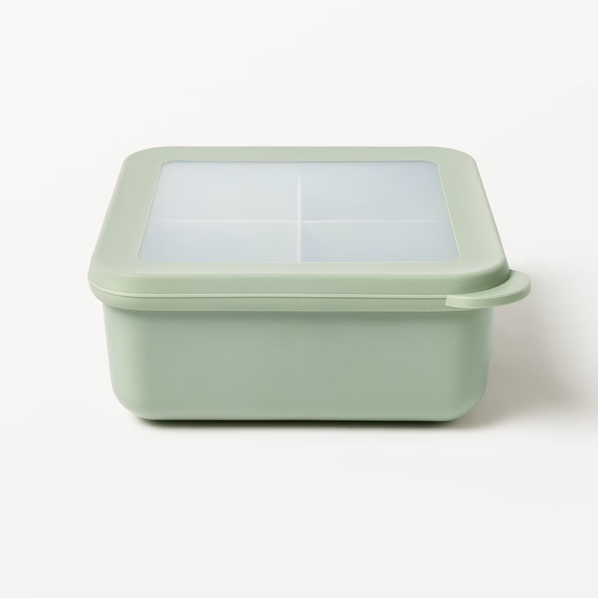 Bento Snack Box 4 Divided Compartments Green - Figmint™ | Target