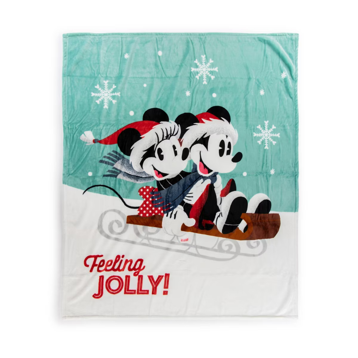 Mickey Mouse & Friends 'Feeling Jolly' Christmas Throw Blanket | Target