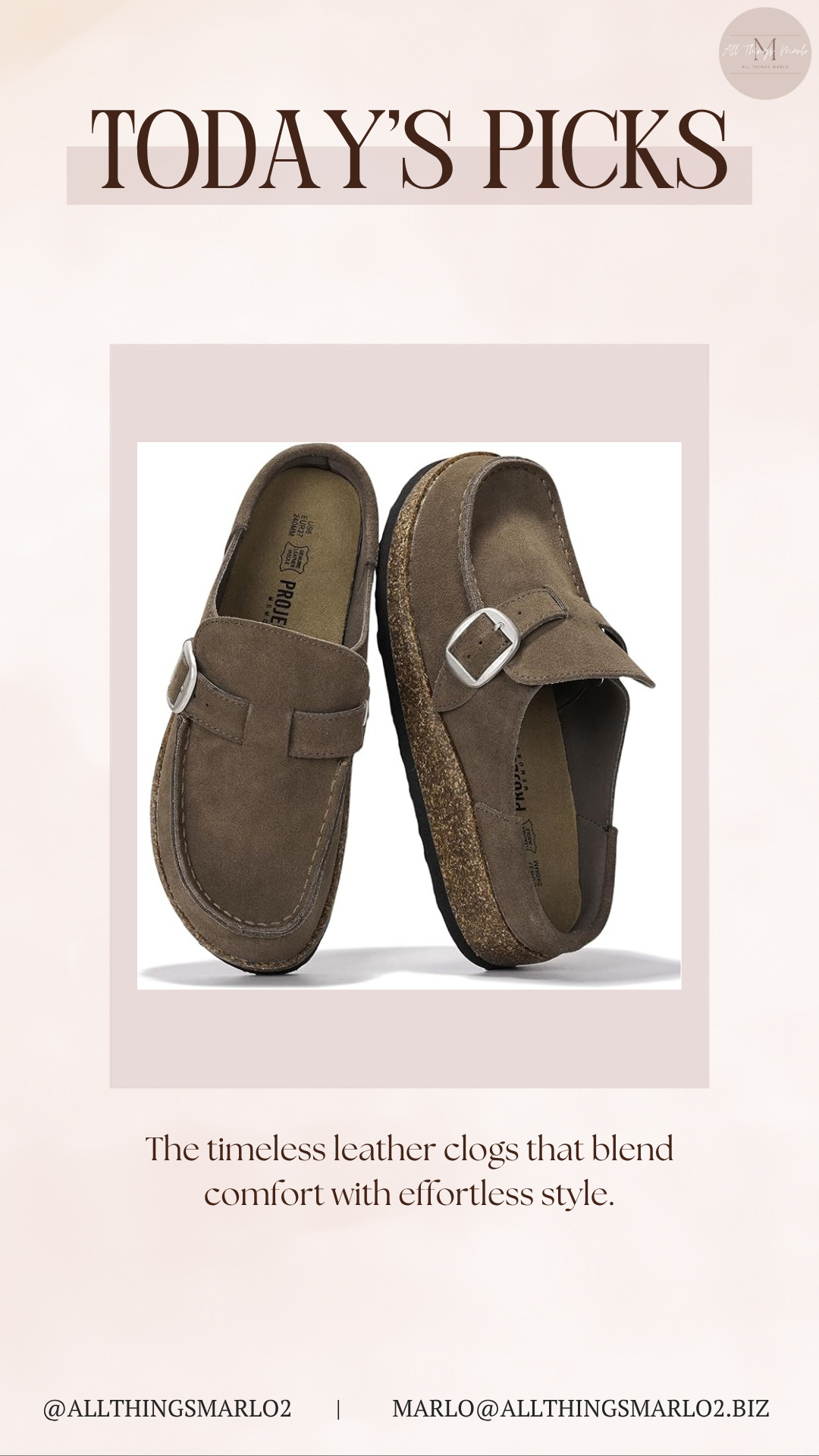 The timeless leather clogs that blend comfort with effortless style. 

 #LTKSeasonal #LTKWorkwear #LTKTravel