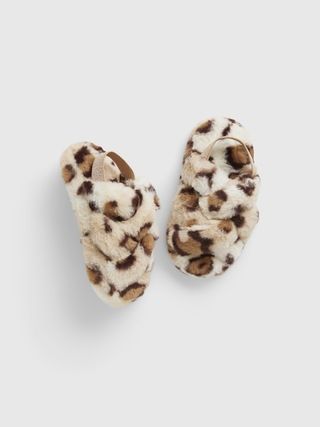 Toddler Leopard Print Slippers | Gap (US)