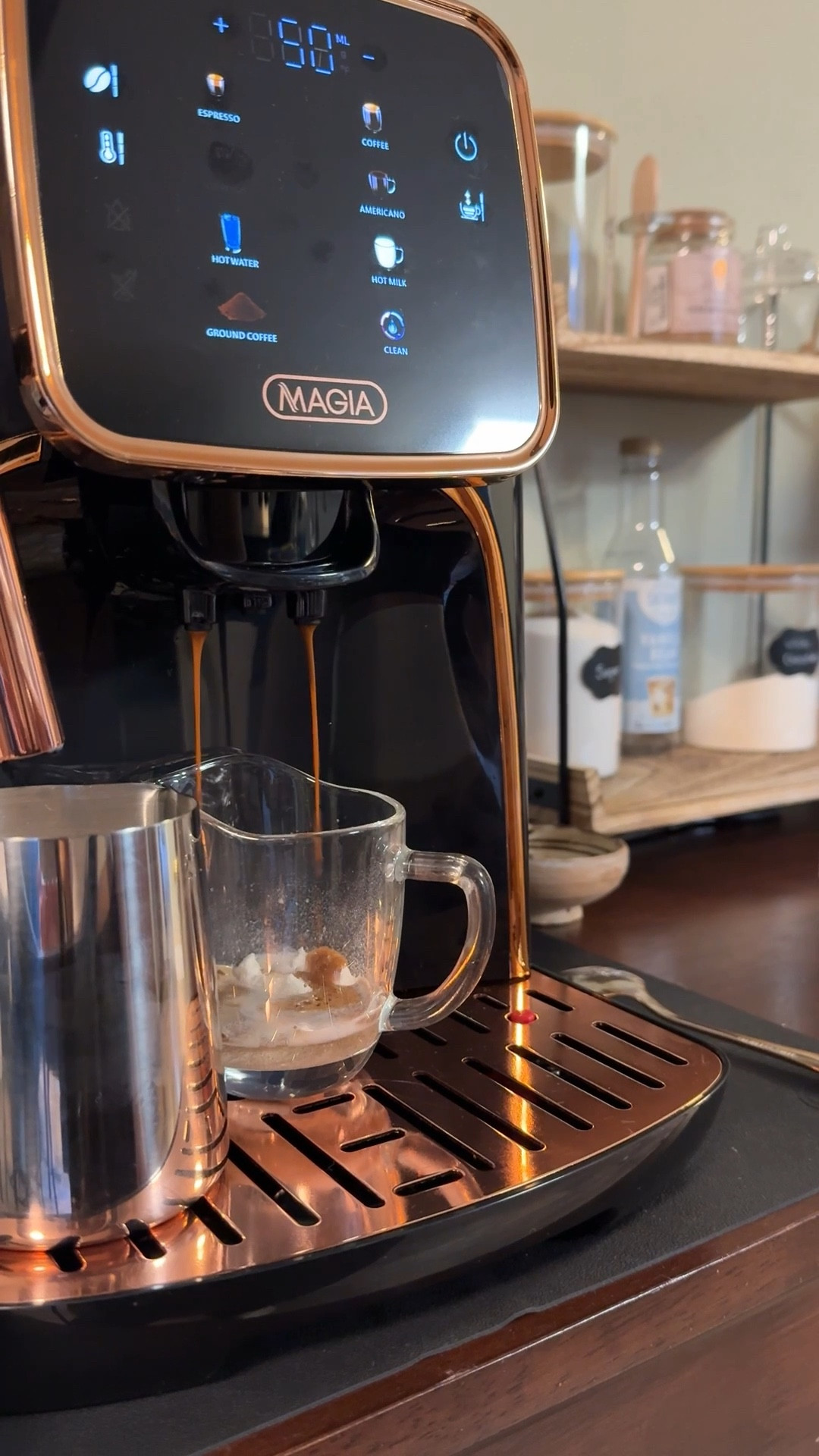 Making your own espresso at home is SO easy with this fully automatic Magia espresso machine. As a former barista I can truly say this is top notch and makes incredible coffee ☕️ 



#LTKGiftGuide #LTKWatchNow #LTKHome