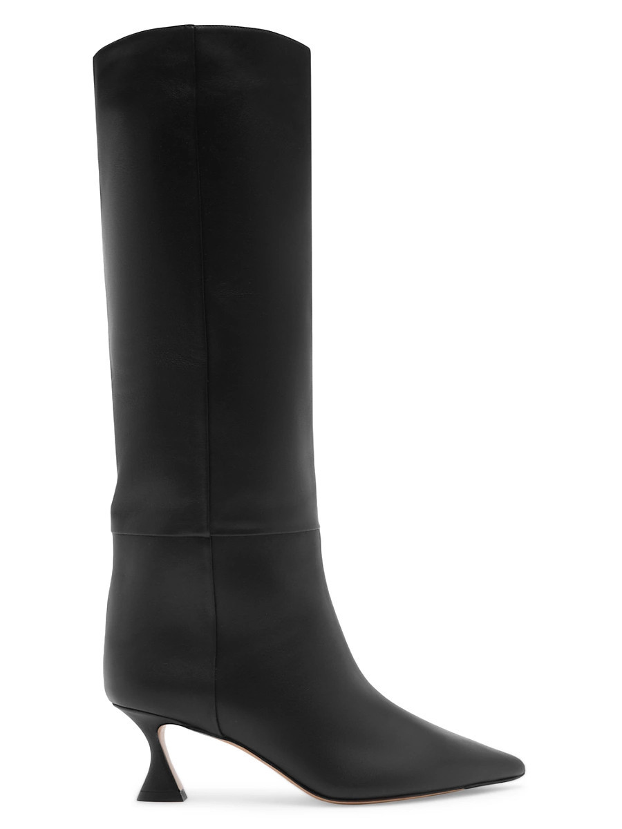 Alexandre Birman Women's Brena 60MM Leather Boots - Black - Size 11 | Saks Fifth Avenue