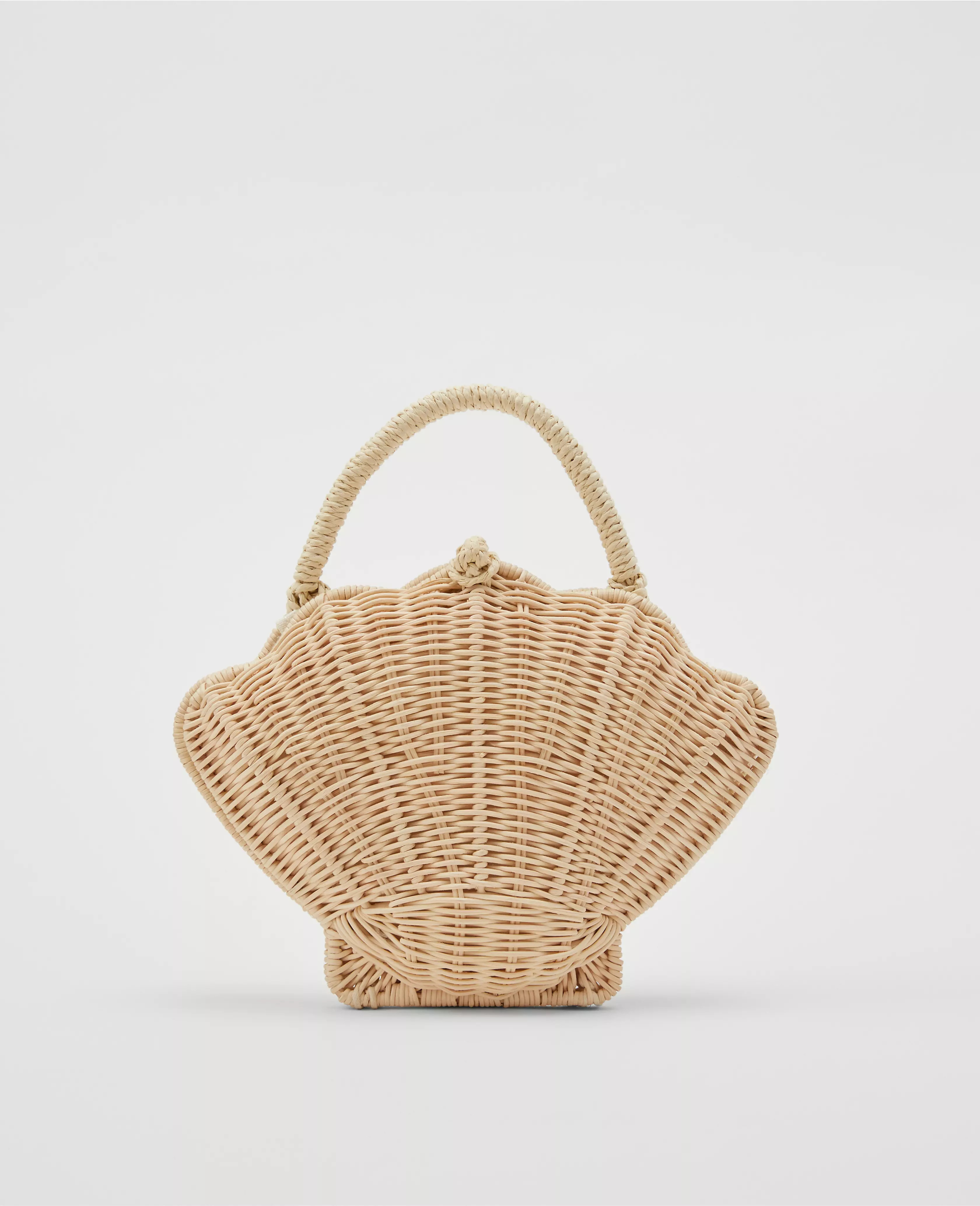 Wicker Shell Clutch Bag | Ann Taylor