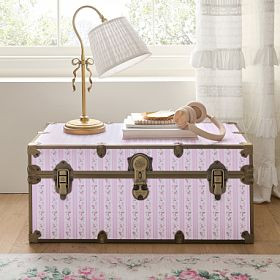 LoveShackFancy Palace Walls Standard Dorm Trunk (32") | Pottery Barn Teen