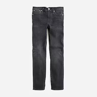 Petite high-rise '90s classic straight jean in Charcoal wash | J.Crew US
