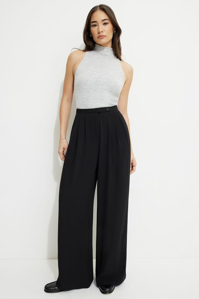 Fluid Wide Leg Pants | Dynamite Clothing