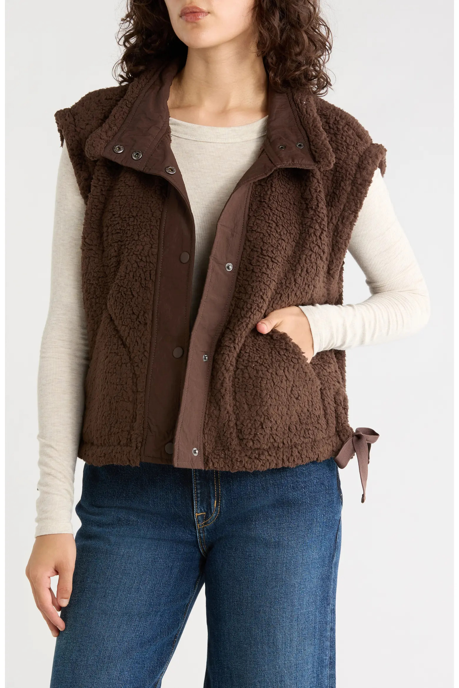 beachlunchlounge Paxton Fleece Vest (Women) | Nordstrom | Nordstrom