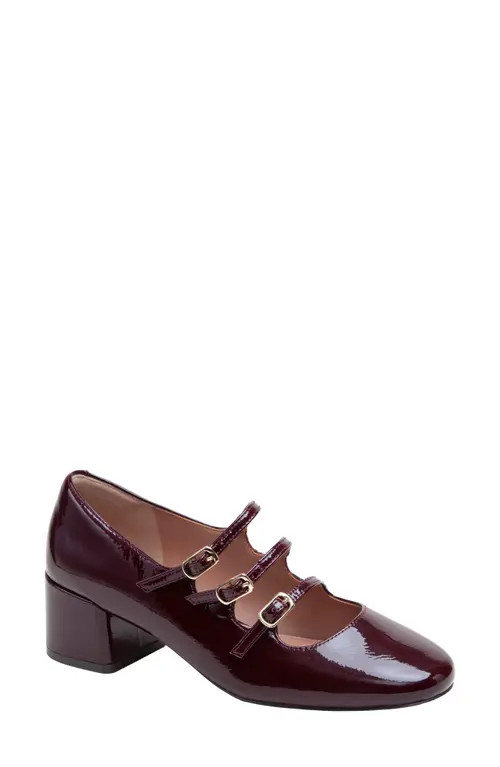 Linea Paolo Mariana Mary Jane Pump in Dark Burgundy at Nordstrom, Size 10 | Nordstrom