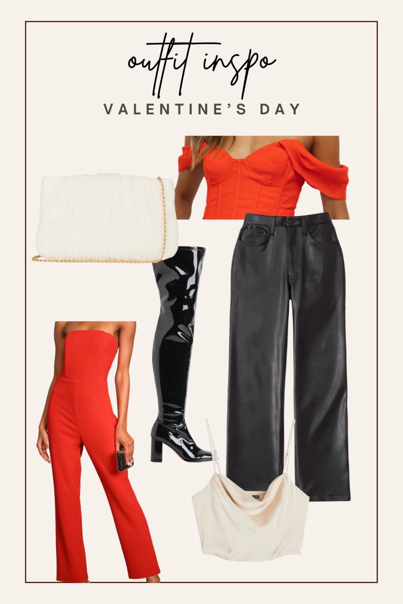 Valentine’s day lookbook!

#valentinesday #lookbook #outfitinspo

#LTKfit #LTKFind

#LTKparties #LTKfindsunder100 #LTKstyletip