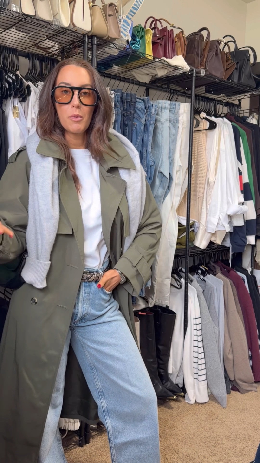 gloomy spring outfit ⛅️ 

Shirt: m
Denim: 27
Coat: M
Belt: m



#LTKTall #LTKdayinmylife #LTKootd