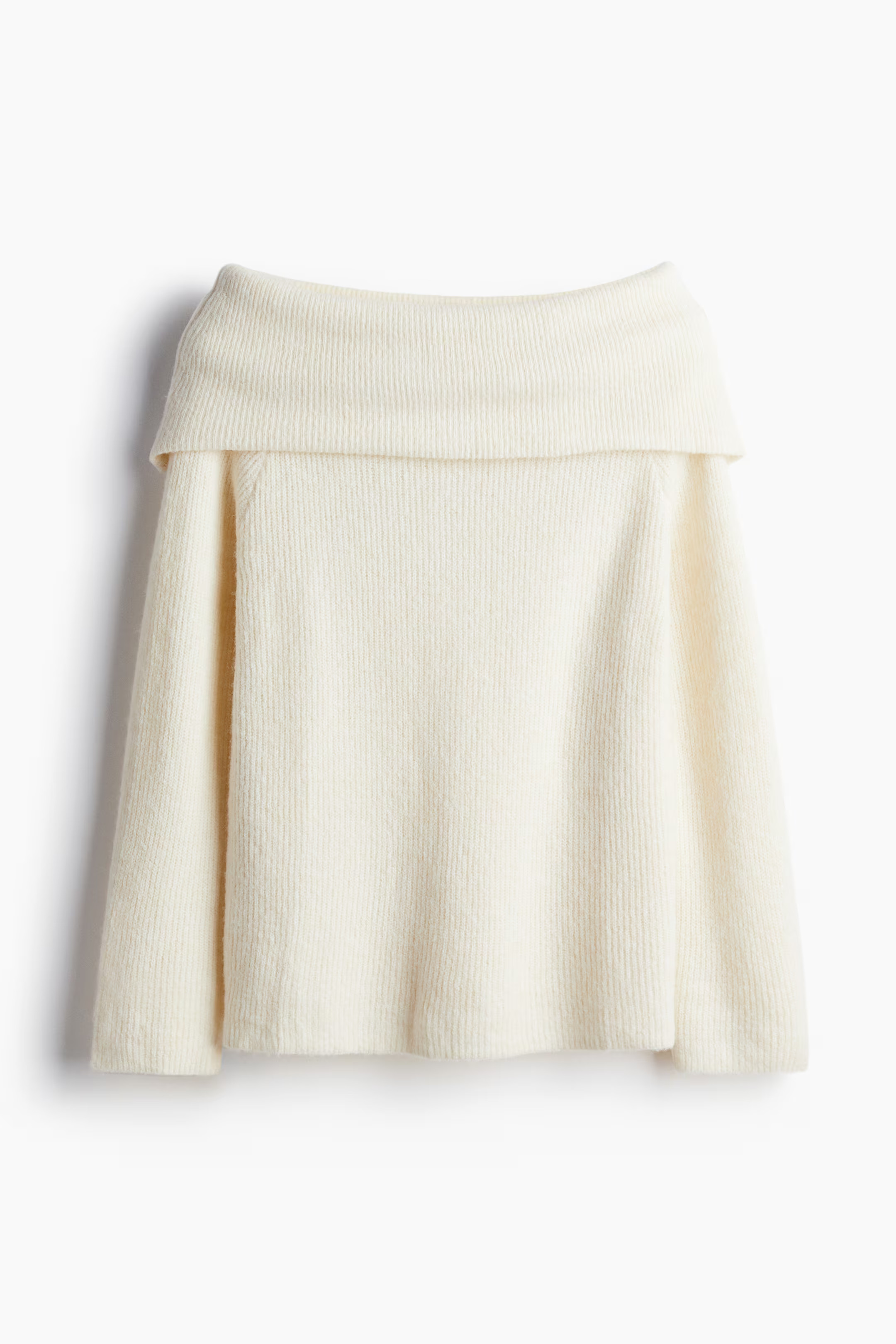 Rib-knit Off-the-shoulder Sweater | H&M (US + CA)