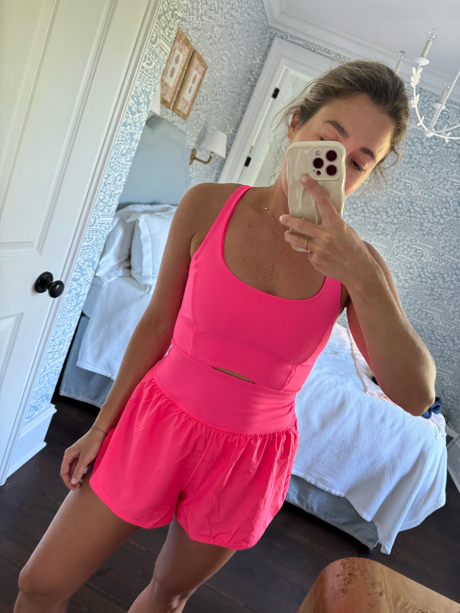 Obsessed with this pink romper from Free People Movement! Everything about it is perfect  

#LTKFitness #LTKSeasonal #LTKActive