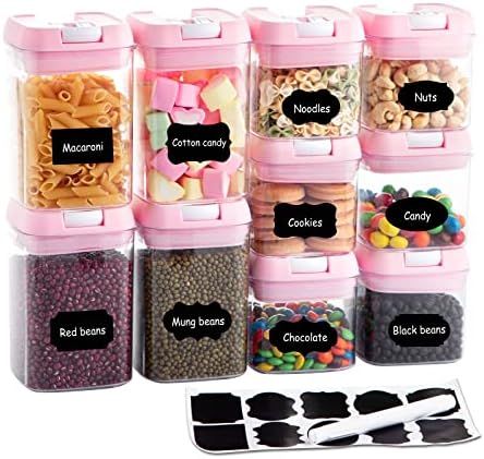 BBG Airtight Food Storage Container with Easy Lock Lids, 10Pcs Kitchen & Pantry Organization for Cer | Amazon (US)