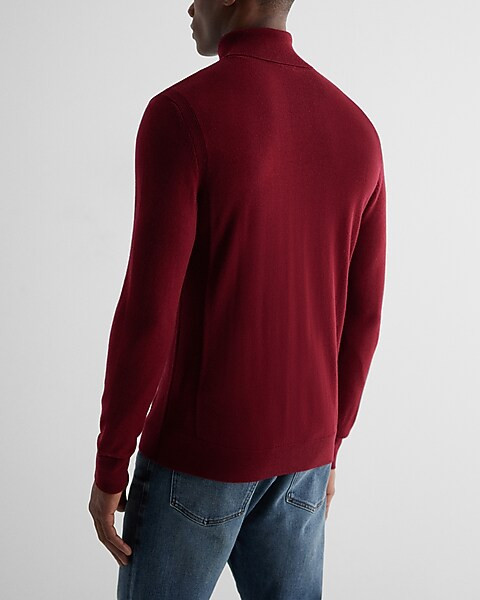 Turtleneck Merino Wool Sweater | Express