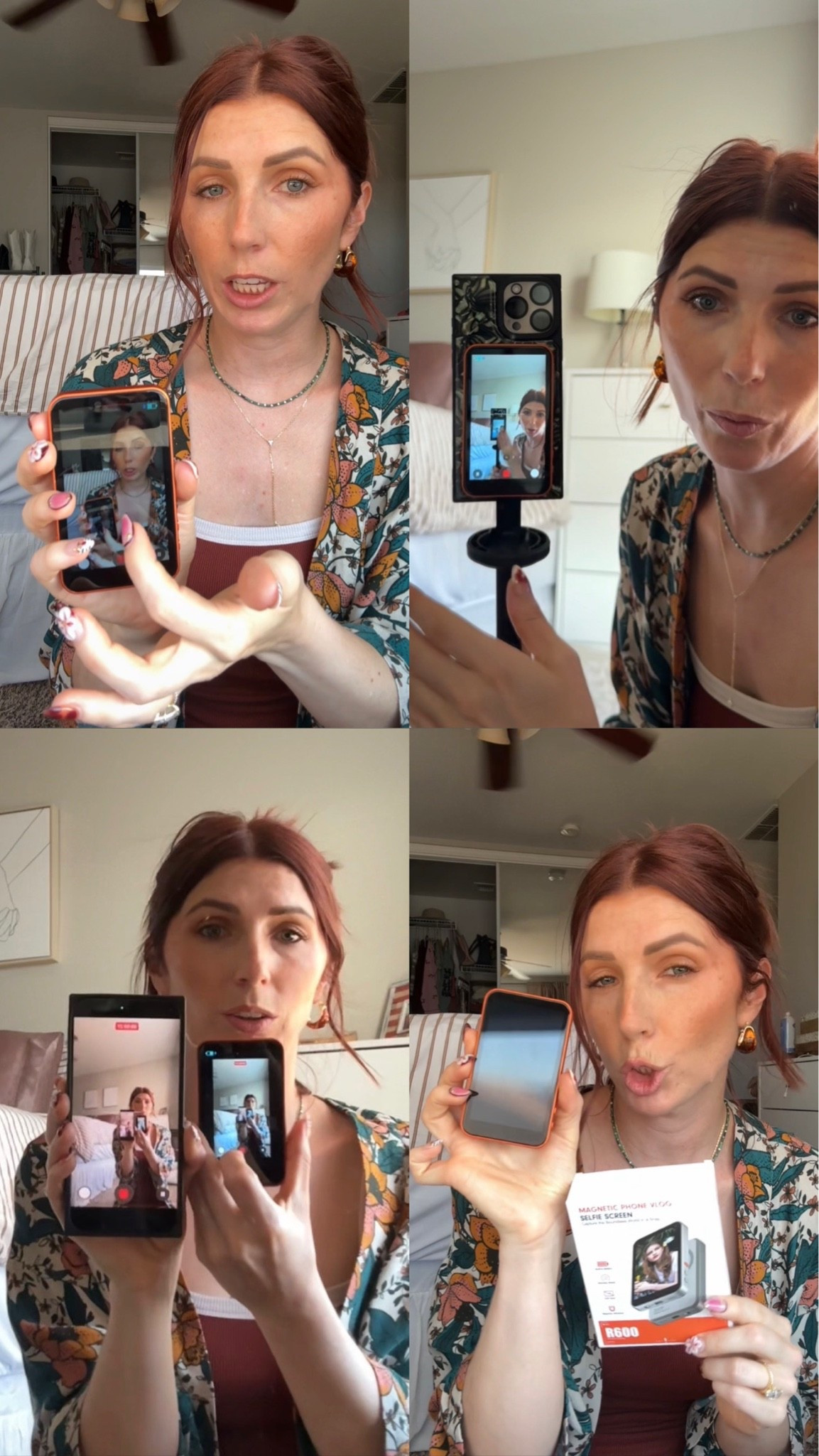 This little selfie screen for your back camera is handy and does allow you to film  nice crisp videos. It does have its limitations but it’s on sale today!

#LTKvlog #LTKstorytime #LTKdayinmylife