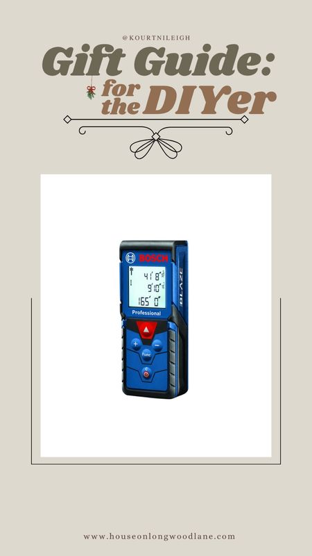 Holiday Gift Guide for the DIYer!

I got this for Cody for fathers day and I ended up using it more than he did so it deserved a place on the DIYer gift guide this year.

SAVE 30% OFF our Bosch Pro Laser Distance Measurer. 

#LTKHoliday #LTKGiftGuide #LTKsalealert