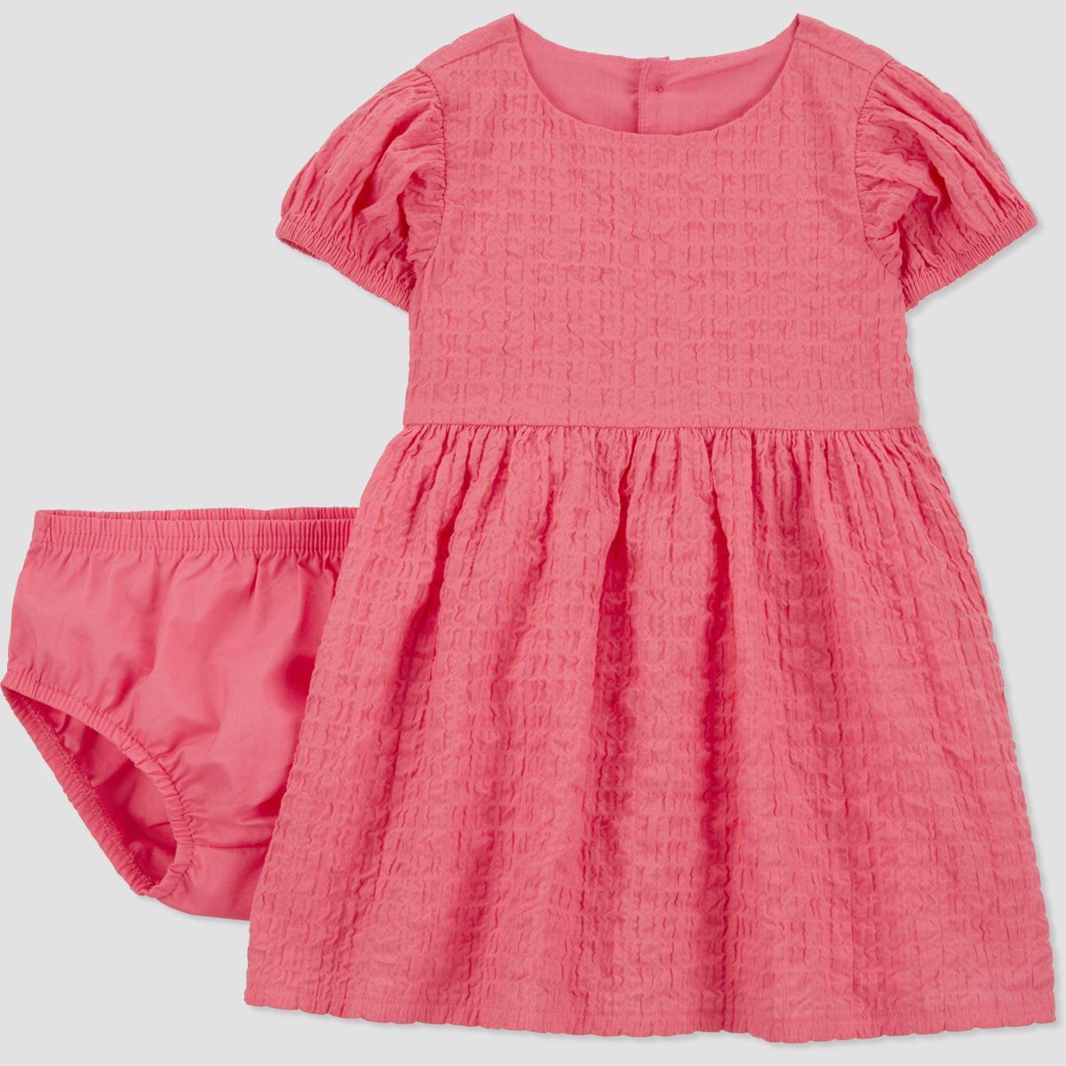 Carter's Just One You® Baby Girls' Textured Dress - Pink | Target