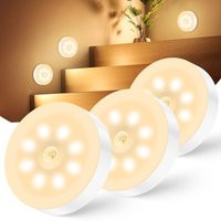 Motion Sensor Light Indoor, Rechargeable LED Puck Lights Closet Lights for Kitchen, Bedroom, Cabinet, Stairs & Hallways Lighting | AliExpress (US)