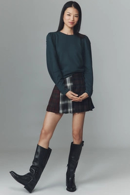 By Anthropologie Fastened Puff-Sleeve Pullover | Anthropologie (US)