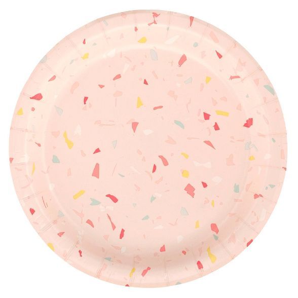 6.75" 20ct Snack Paper Plates Pink - Spritz™ | Target