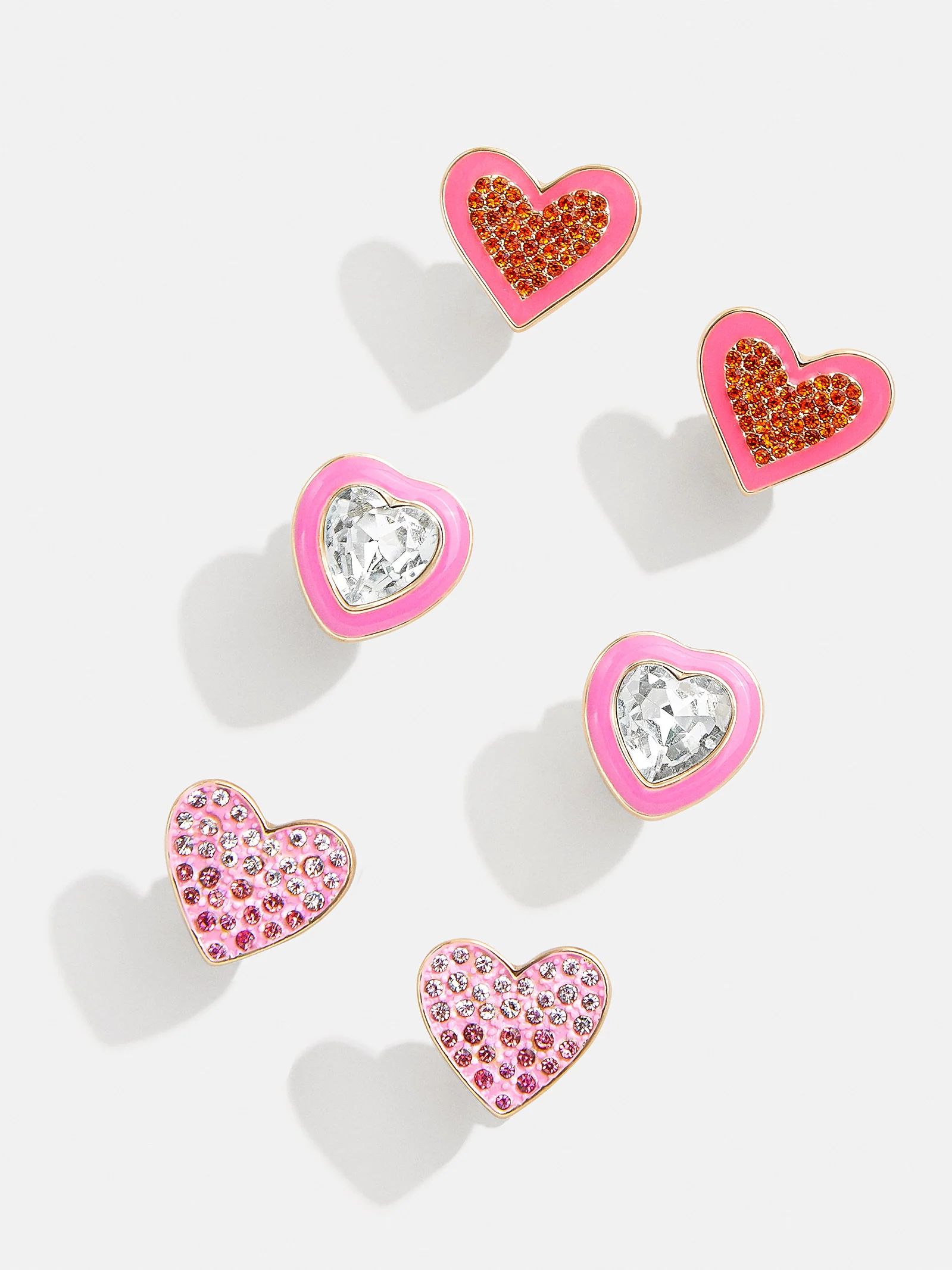 Sweetheart Kids' Earring Set - Pink | BaubleBar (US)