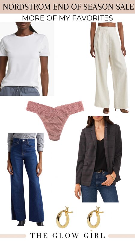 I cannot believe how many items are currently on sale from 25%-60% off at #Nordstrom ✨ Anything from tailored trousers to laces intimates and everything in between! #LTKxNSale #blazer #earrings #endofsummer 

#LTKover40