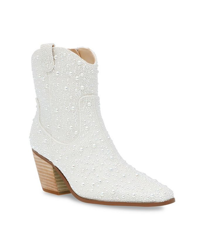 Betsey Johnson Diva Embellished Western Booties & Reviews - Booties - Shoes - Macy's | Macys (US)