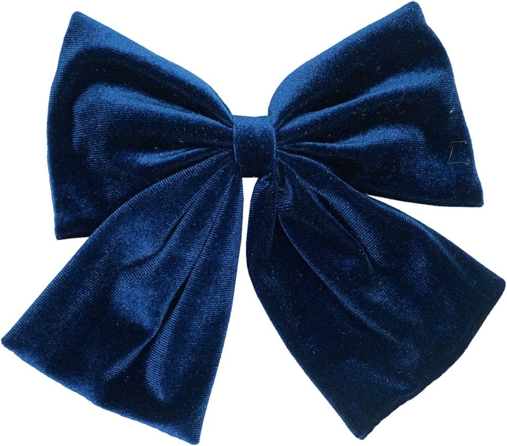 6.5 Inch Large Velvet Hair Bows Clip Big Hair Bow Alligator Clip Hair Barrettes Hair Accessories ... | Amazon (US)