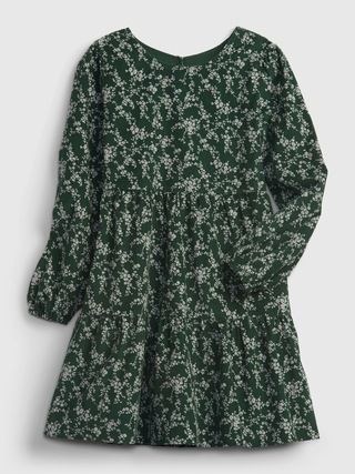 Kids Corduroy Floral Print Dress | Gap (US)